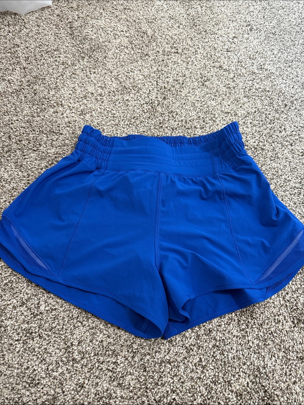 lululemon athletica Royal Blue High-Waist Running Shorts
